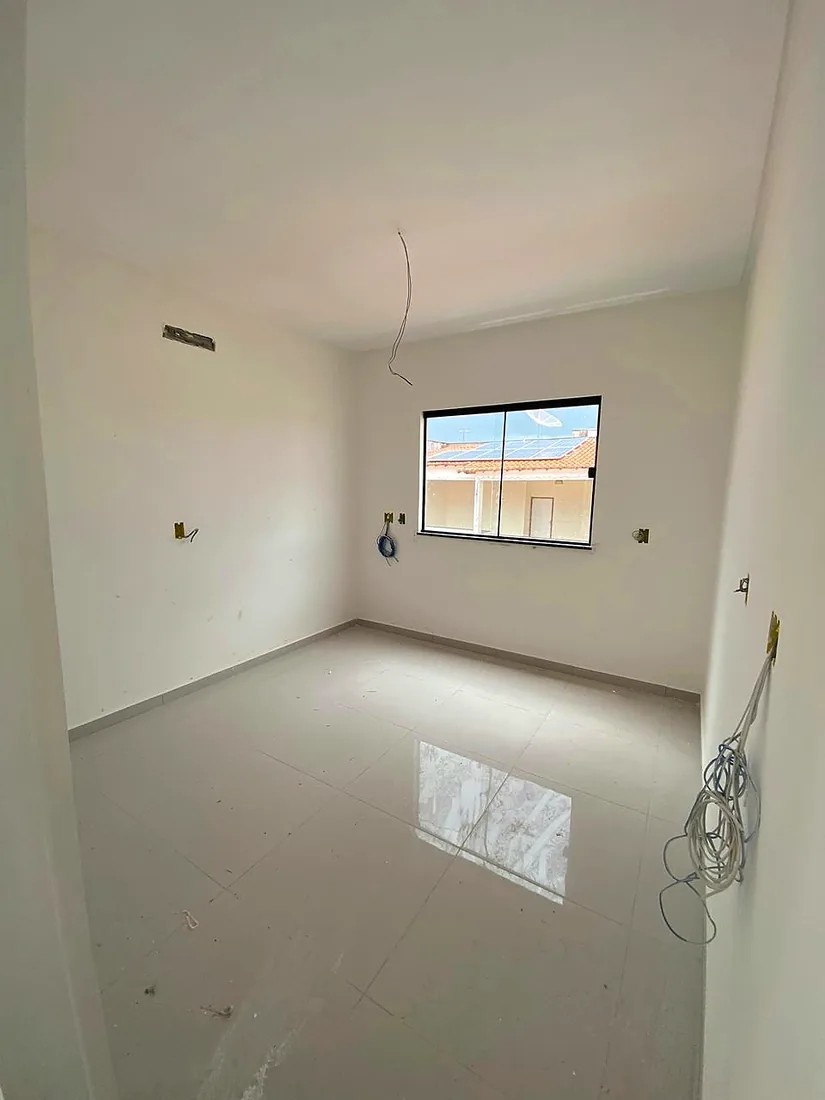 Sala de casa entregue pela Oito Engenharia